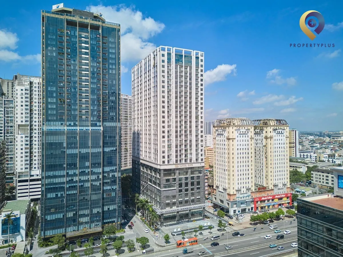 Toàn cảnh tòa nhà Capital Elite nhìn từ trên cao